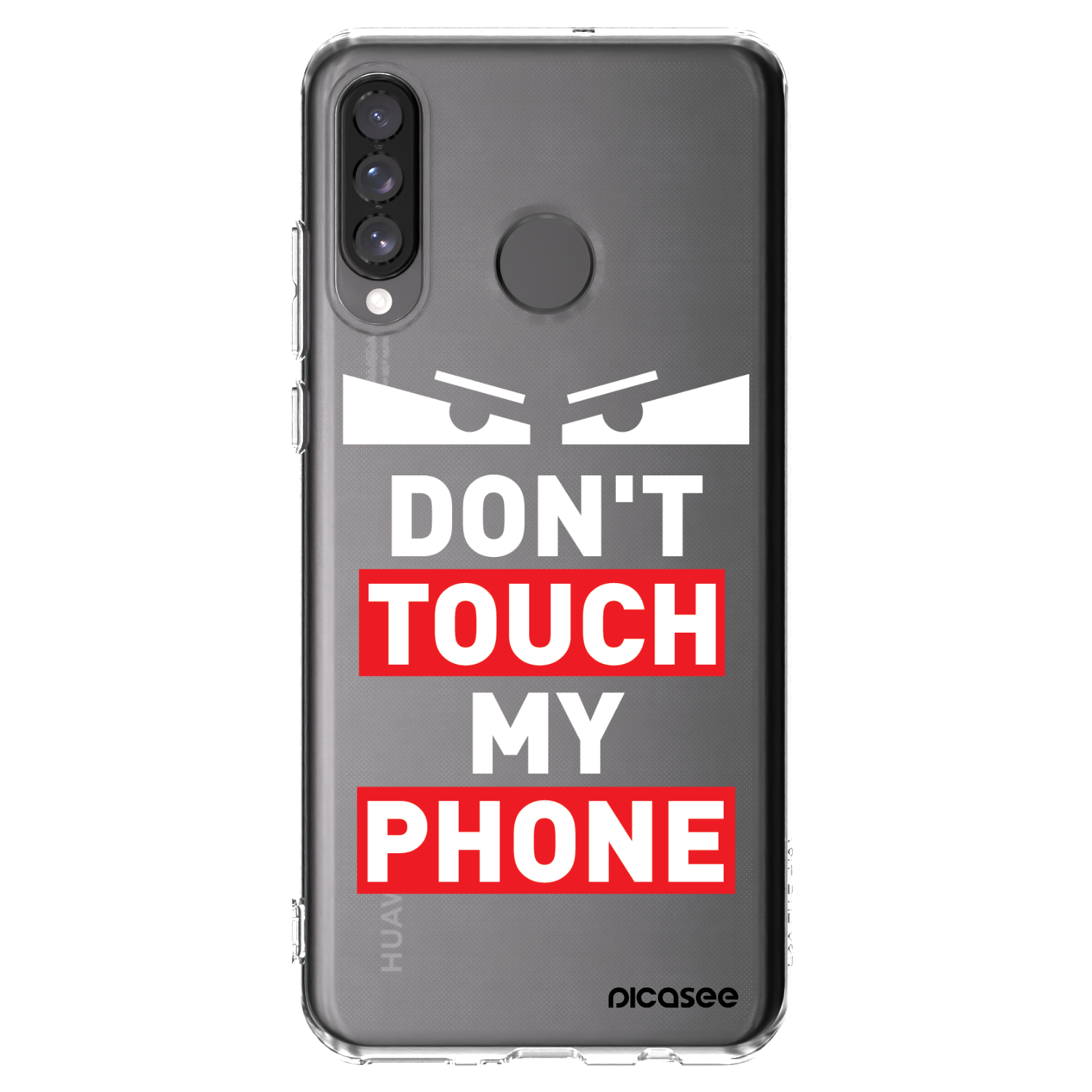 Picasee husă transparentă din silicon pentru Huawei P30 Lite - Shadow Eye - Transparent