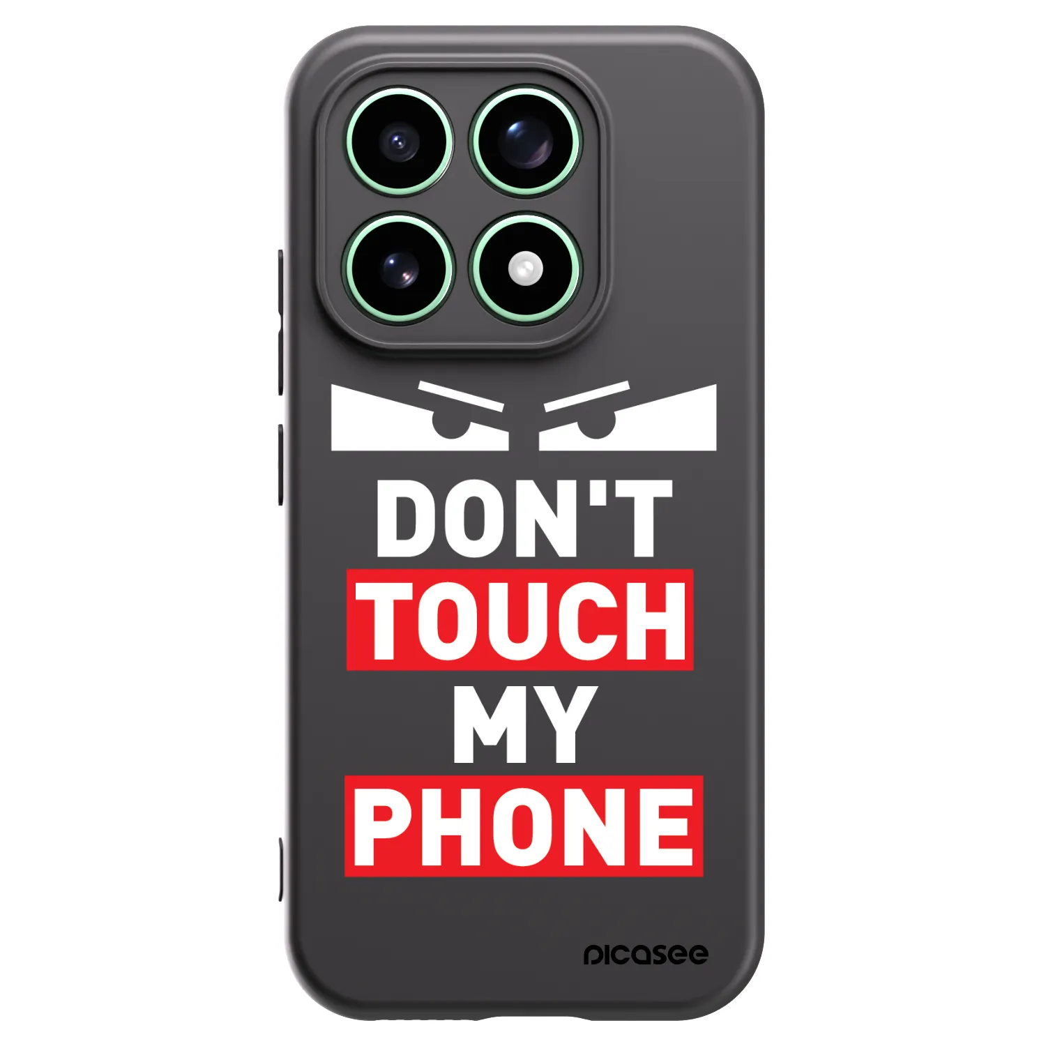 Picasee husă neagră din silicon pentru Xiaomi 17 - Shadow Eye - Transparent