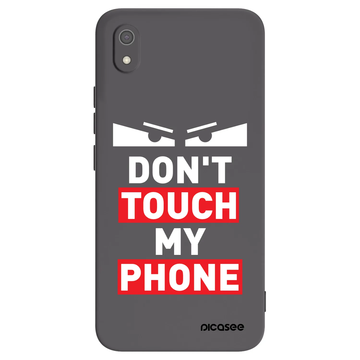 Picasee husă neagră din silicon pentru Xiaomi Redmi 7A - Shadow Eye - Transparent