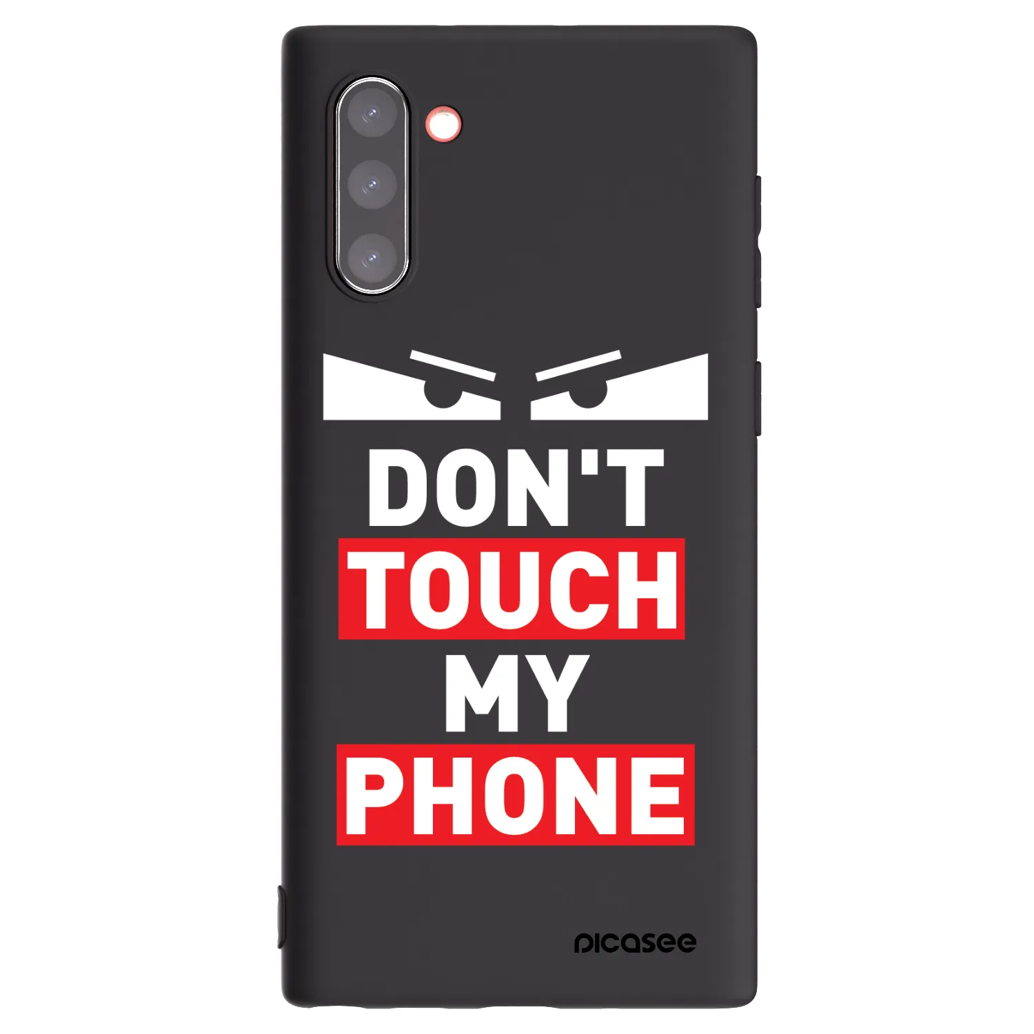 Picasee husă neagră din silicon pentru Samsung Galaxy Note 10 N970F - Shadow Eye - Transparent