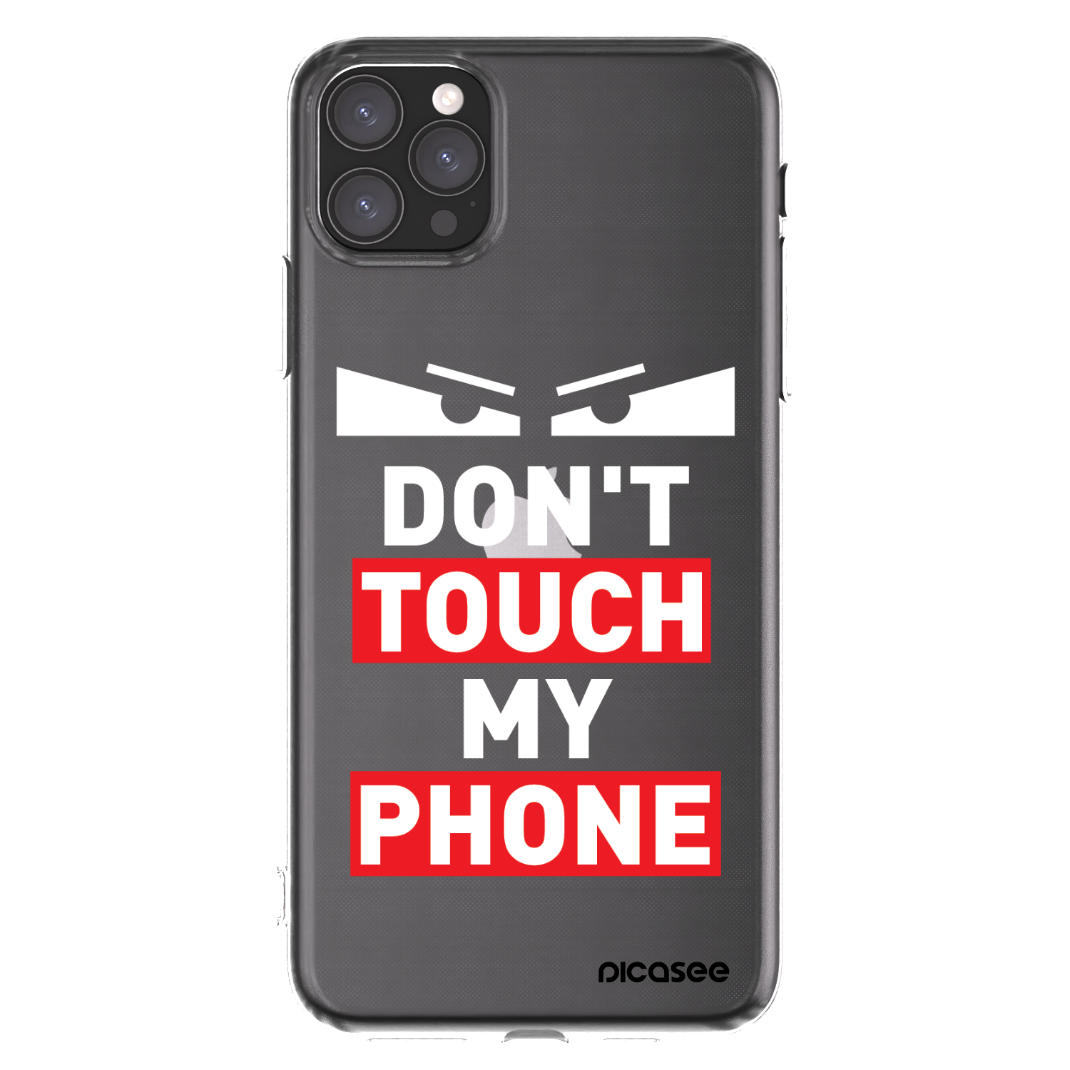 Picasee husă transparentă din silicon pentru Apple iPhone 11 Pro Max - Shadow Eye - Transparent