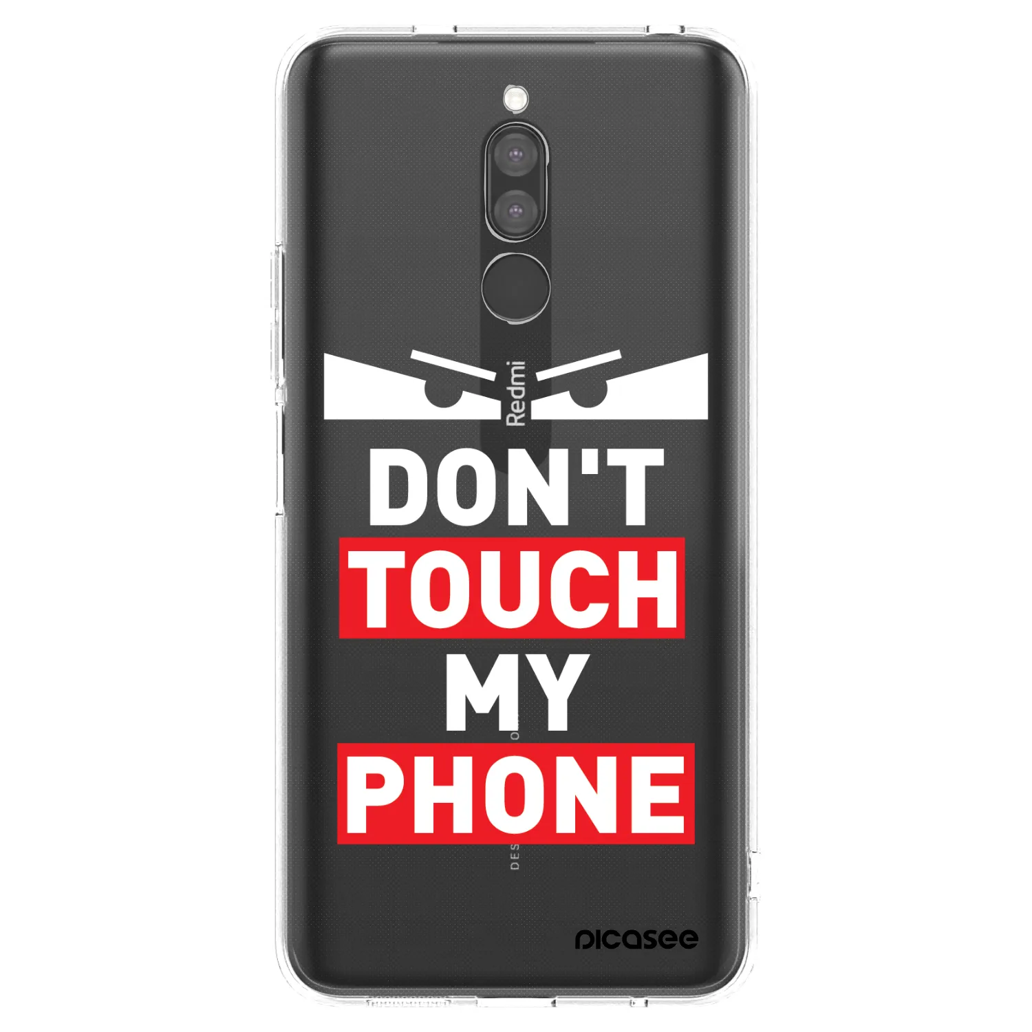 Picasee husă transparentă din silicon pentru Xiaomi Redmi 8 - Shadow Eye - Transparent