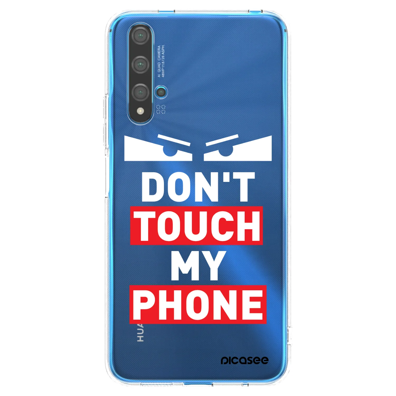 Picasee husă transparentă din silicon pentru Huawei Nova 5T - Shadow Eye - Transparent
