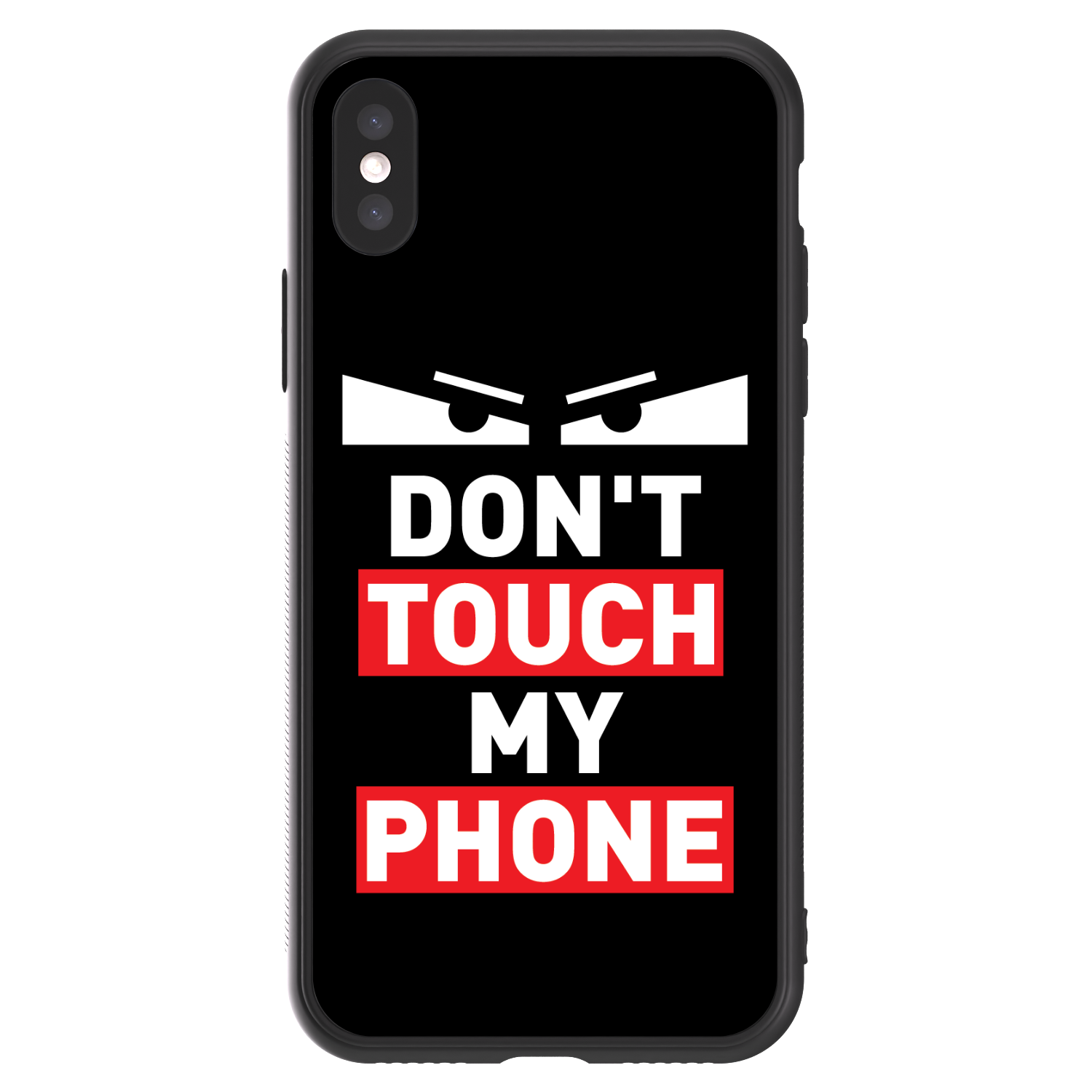 Picasee ULTIMATE CASE pentru Apple iPhone X/XS - Shadow Eye - Transparent