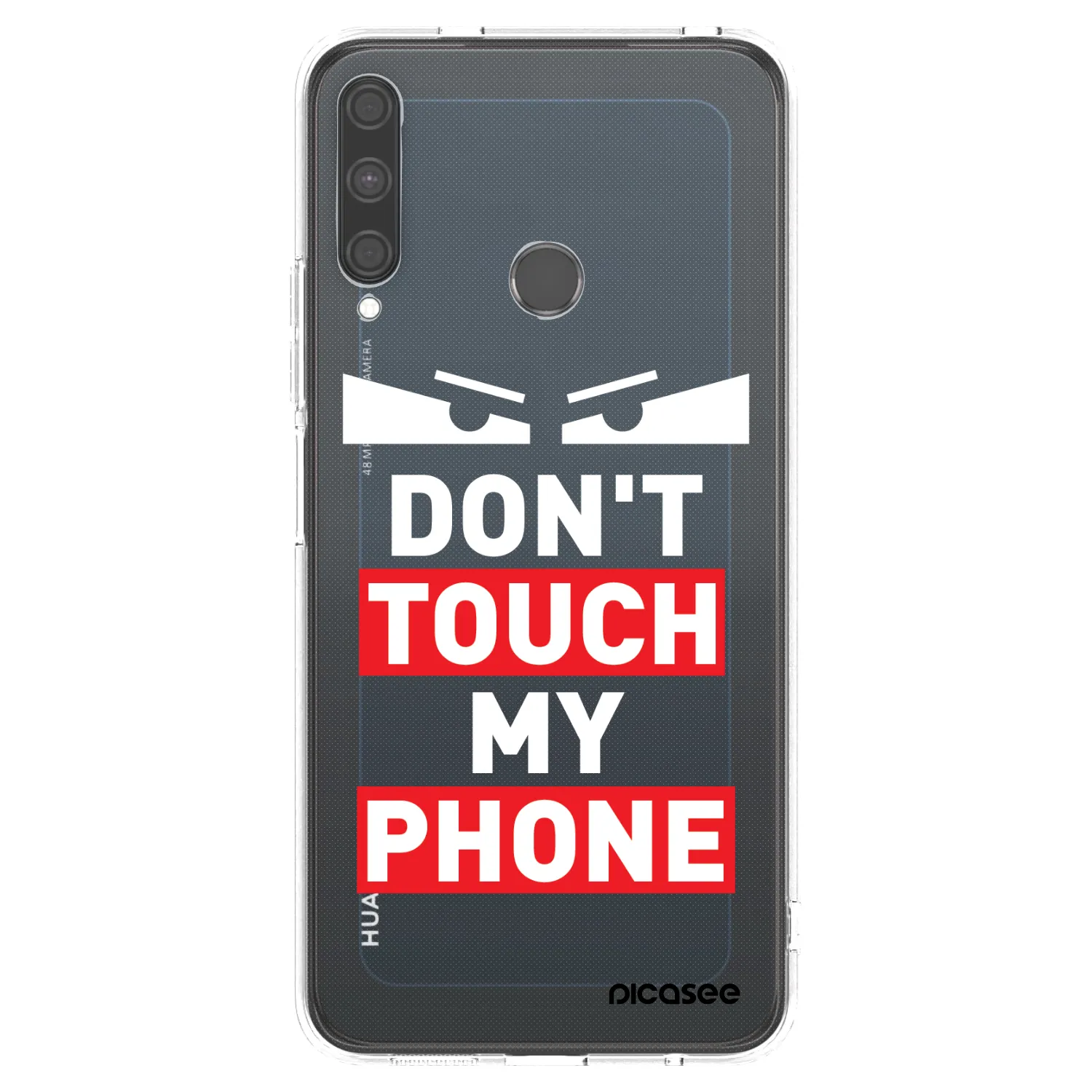 Picasee husă transparentă din silicon pentru Huawei P40 Lite E - Shadow Eye - Transparent