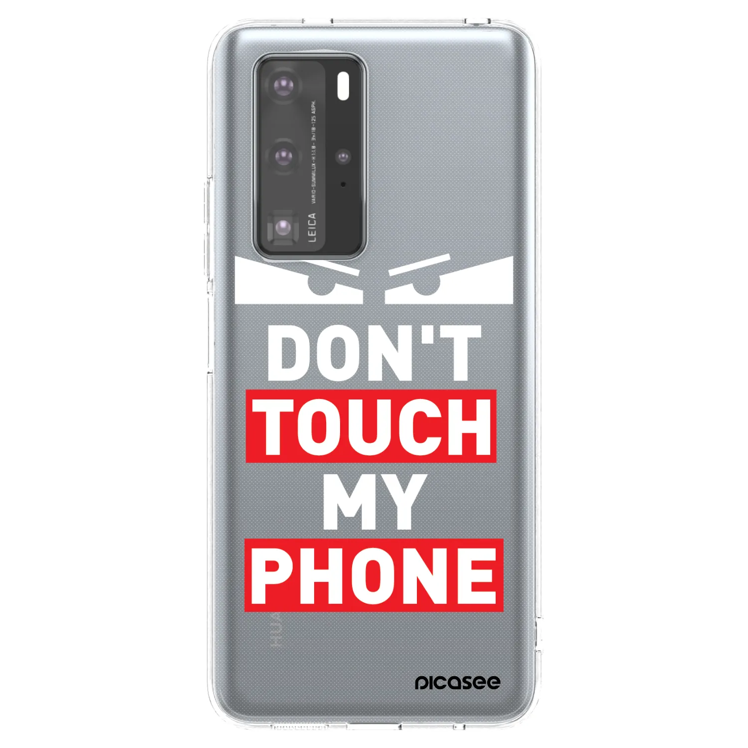 Picasee husă transparentă din silicon pentru Huawei P40 Pro - Shadow Eye - Transparent