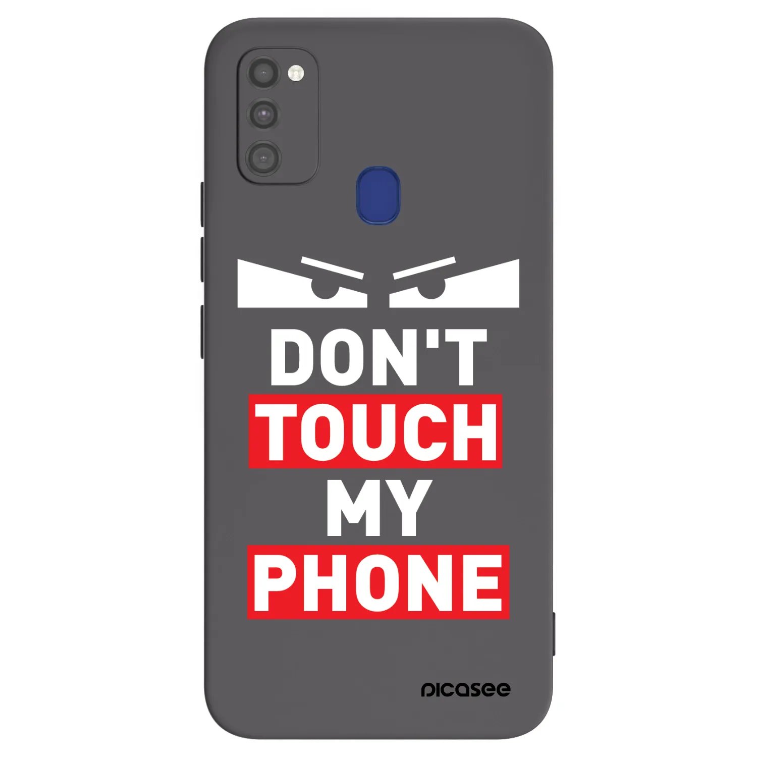 Picasee husă neagră din silicon pentru Samsung Galaxy M21 M215F - Shadow Eye - Transparent