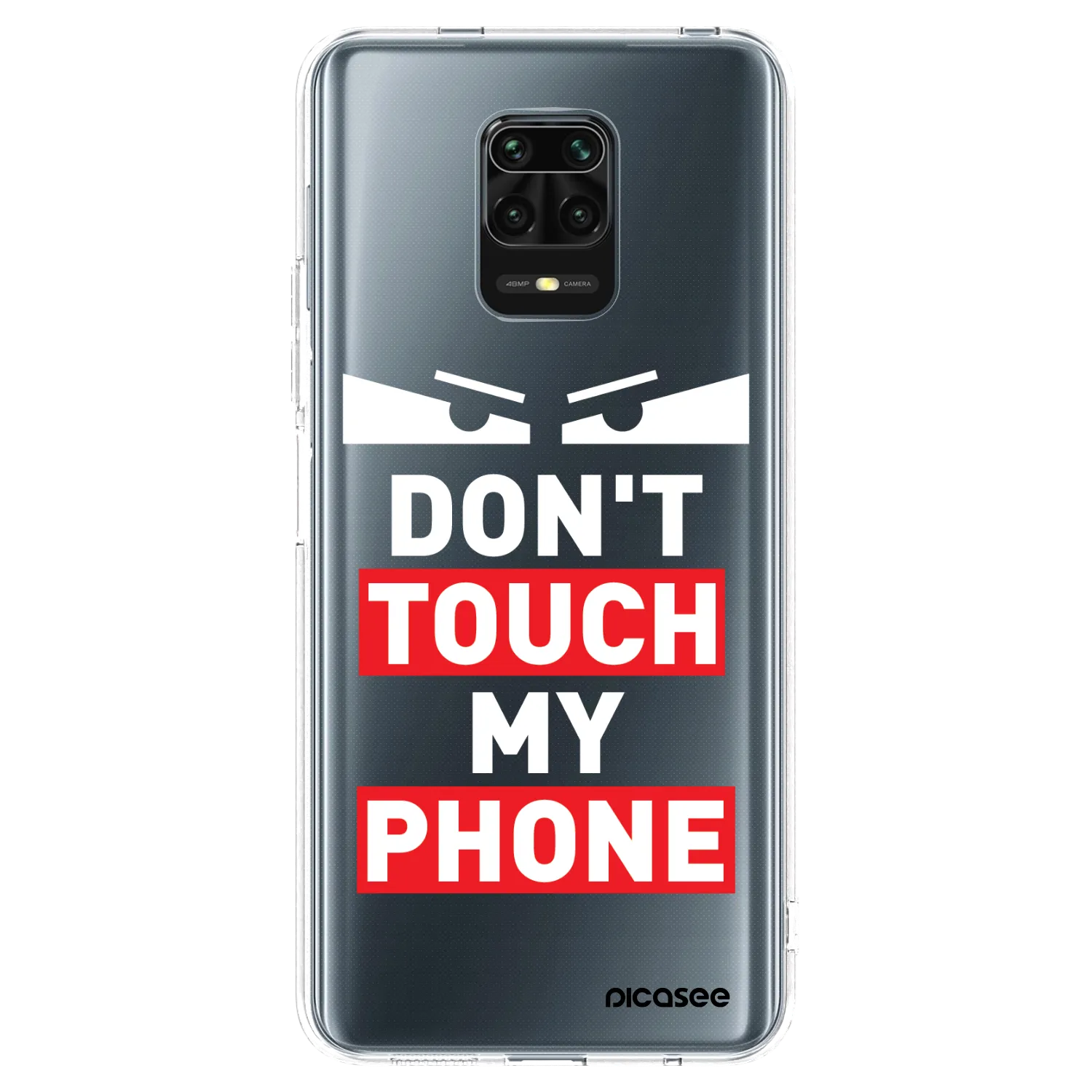 Picasee husă transparentă din silicon pentru Xiaomi Redmi Note 9S - Shadow Eye - Transparent