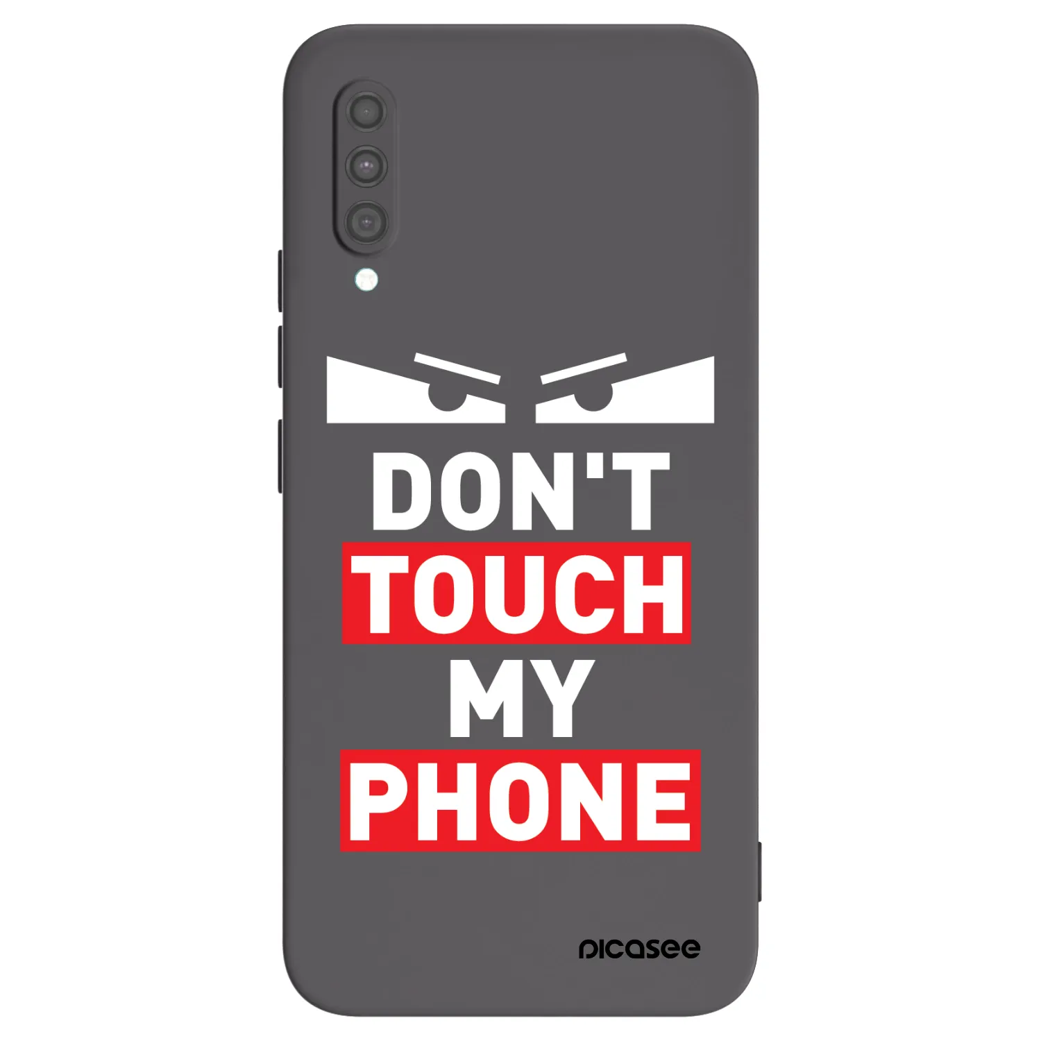 Picasee husă neagră din silicon pentru Samsung Galaxy A30s A307F - Shadow Eye - Transparent