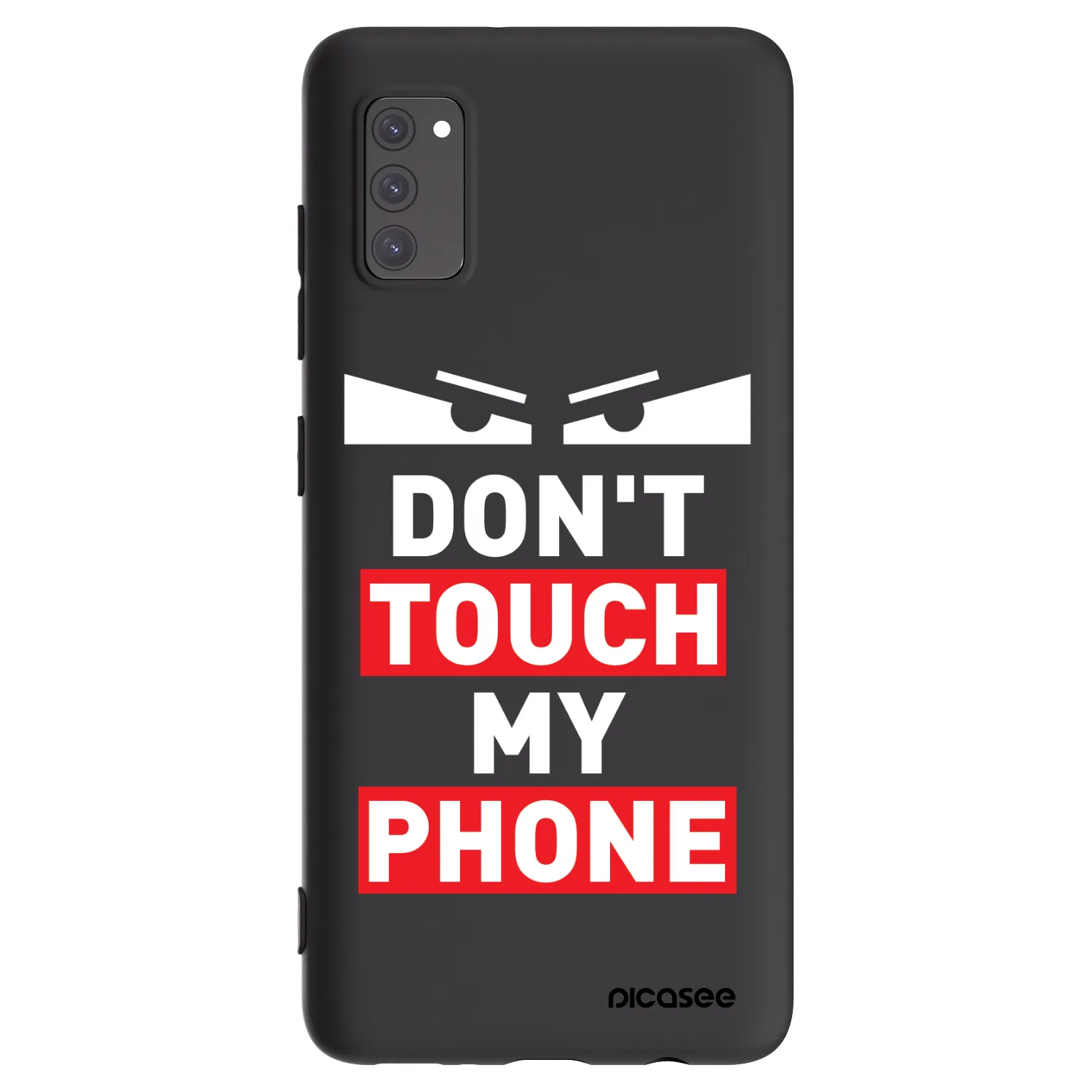 Picasee husă neagră din silicon pentru Samsung Galaxy A41 A415F - Shadow Eye - Transparent