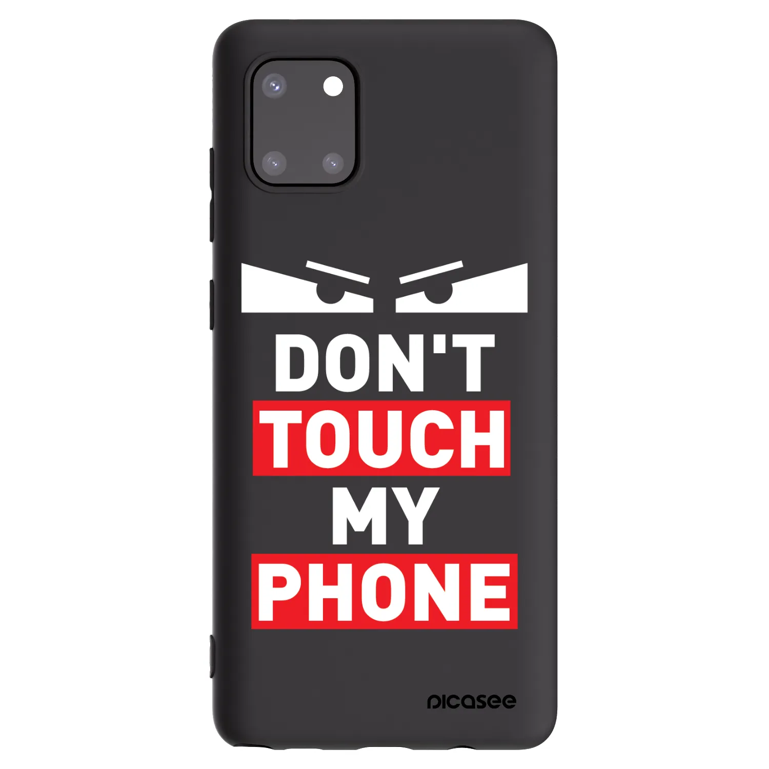 Picasee husă neagră din silicon pentru Samsung Galaxy Note 10 Lite N770F - Shadow Eye - Transparent