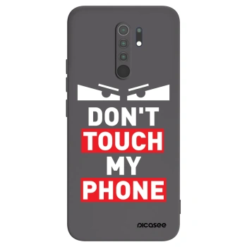 Picasee husă neagră din silicon pentru Xiaomi Redmi 9 - Shadow Eye - Transparent