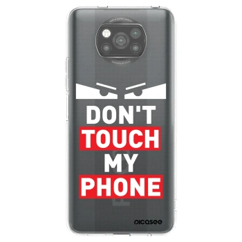 Picasee husă neagră din silicon pentru Xiaomi Poco X3 - Shadow Eye - Transparent