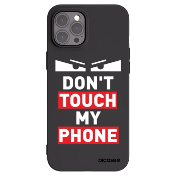 Picasee husă neagră din silicon pentru Apple iPhone 12 Pro Max - Shadow Eye - Transparent