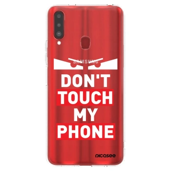Picasee husă transparentă din silicon pentru Samsung Galaxy A20s - Shadow Eye - Transparent