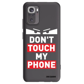 Picasee husă neagră din silicon pentru Xiaomi Redmi Note 10 - Shadow Eye - Transparent