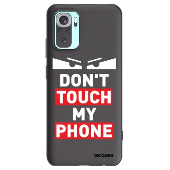 Picasee husă neagră din silicon pentru Xiaomi Redmi Note 10 Pro - Shadow Eye - Transparent