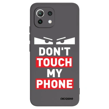 Picasee husă neagră din silicon pentru Xiaomi Mi 11 Lite - Shadow Eye - Transparent