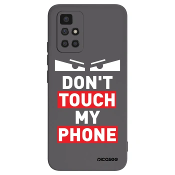 Picasee husă neagră din silicon pentru Xiaomi Redmi 10 - Shadow Eye - Transparent