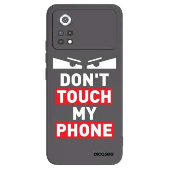 Picasee husă neagră din silicon pentru Xiaomi Poco X4 Pro 5G - Shadow Eye - Transparent