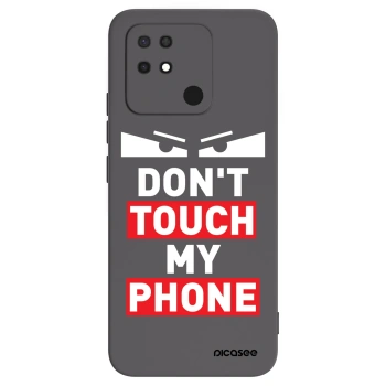 Picasee husă neagră din silicon pentru Xiaomi Redmi 10C - Shadow Eye - Transparent