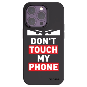 Picasee husă neagră din silicon pentru Apple iPhone 14 Pro - Shadow Eye - Transparent