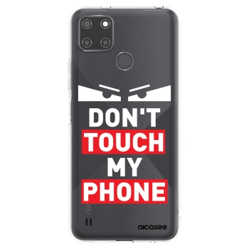 Picasee husă transparentă din silicon pentru Realme C21Y - Shadow Eye - Transparent