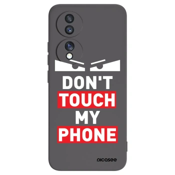 Picasee husă neagră din silicon pentru Honor 70 - Shadow Eye - Transparent