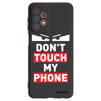 Picasee husă neagră din silicon pentru Samsung Galaxy A23 A236B 5G - Shadow Eye - Transparent