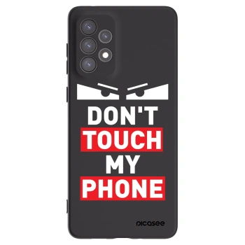 Picasee husă neagră din silicon pentru Samsung Galaxy A73 5G - Shadow Eye - Transparent