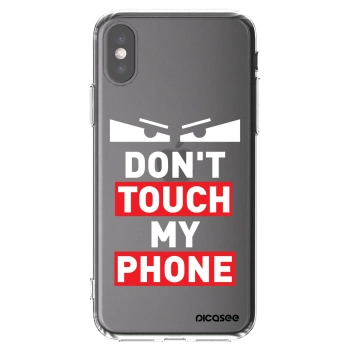 Picasee husă transparentă din silicon pentru Apple iPhone X/XS - Shadow Eye - Transparent