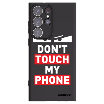 Picasee husă neagră din silicon pentru Samsung Galaxy S23 Ultra 5G - Shadow Eye - Transparent