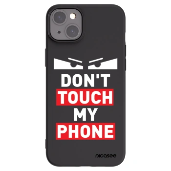 Picasee husă neagră din silicon pentru Apple iPhone 15 Plus - Shadow Eye - Transparent