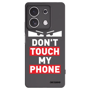 Picasee husă neagră din silicon pentru Xiaomi Redmi Note 13 4G - Shadow Eye - Transparent