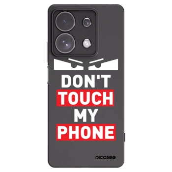 Picasee husă neagră din silicon pentru Xiaomi Redmi Note 13 Pro 4G - Shadow Eye - Transparent