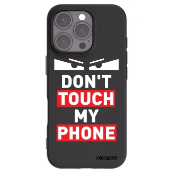 Picasee husă neagră din silicon pentru Apple iPhone 16 Pro - Shadow Eye - Transparent