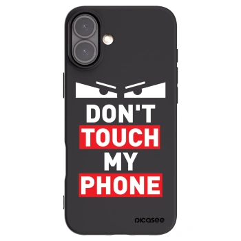 Picasee husă neagră din silicon pentru Apple iPhone 16 Plus - Shadow Eye - Transparent