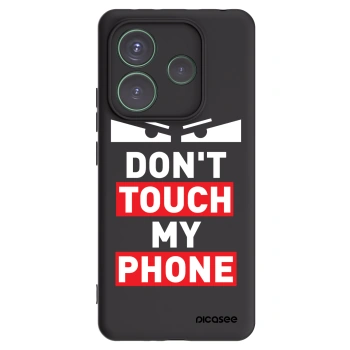 Picasee husă neagră din silicon pentru Xiaomi Redmi Note 14 5G - Shadow Eye - Transparent