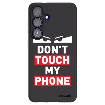 Picasee husă neagră din silicon pentru Samsung Galaxy S25 5G - Shadow Eye - Transparent