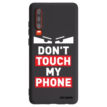 Picasee husă neagră din silicon pentru Huawei P30 - Shadow Eye - Transparent