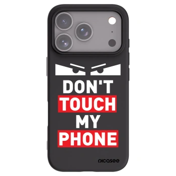 Picasee husă neagră din silicon pentru Apple iPhone 17 Pro - Shadow Eye - Transparent