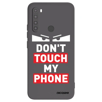 Picasee husă neagră din silicon pentru Xiaomi Redmi Note 8 - Shadow Eye - Transparent