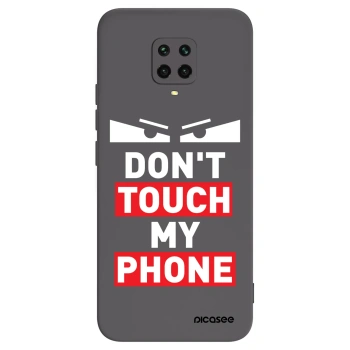 Picasee husă neagră din silicon pentru Xiaomi Redmi Note 9S - Shadow Eye - Transparent