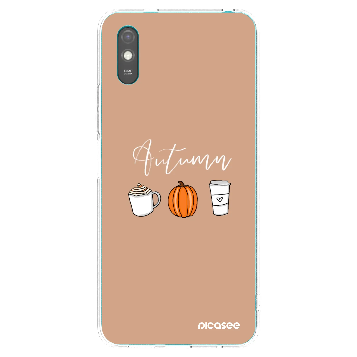 Picasee husă transparentă din silicon pentru Xiaomi Redmi 9A - Autumn