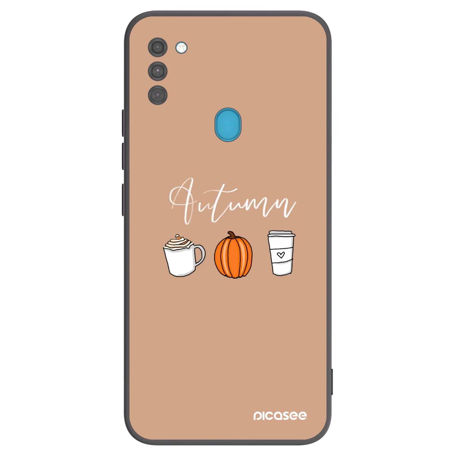 Picasee husă neagră din silicon pentru Samsung Galaxy M11 - Autumn