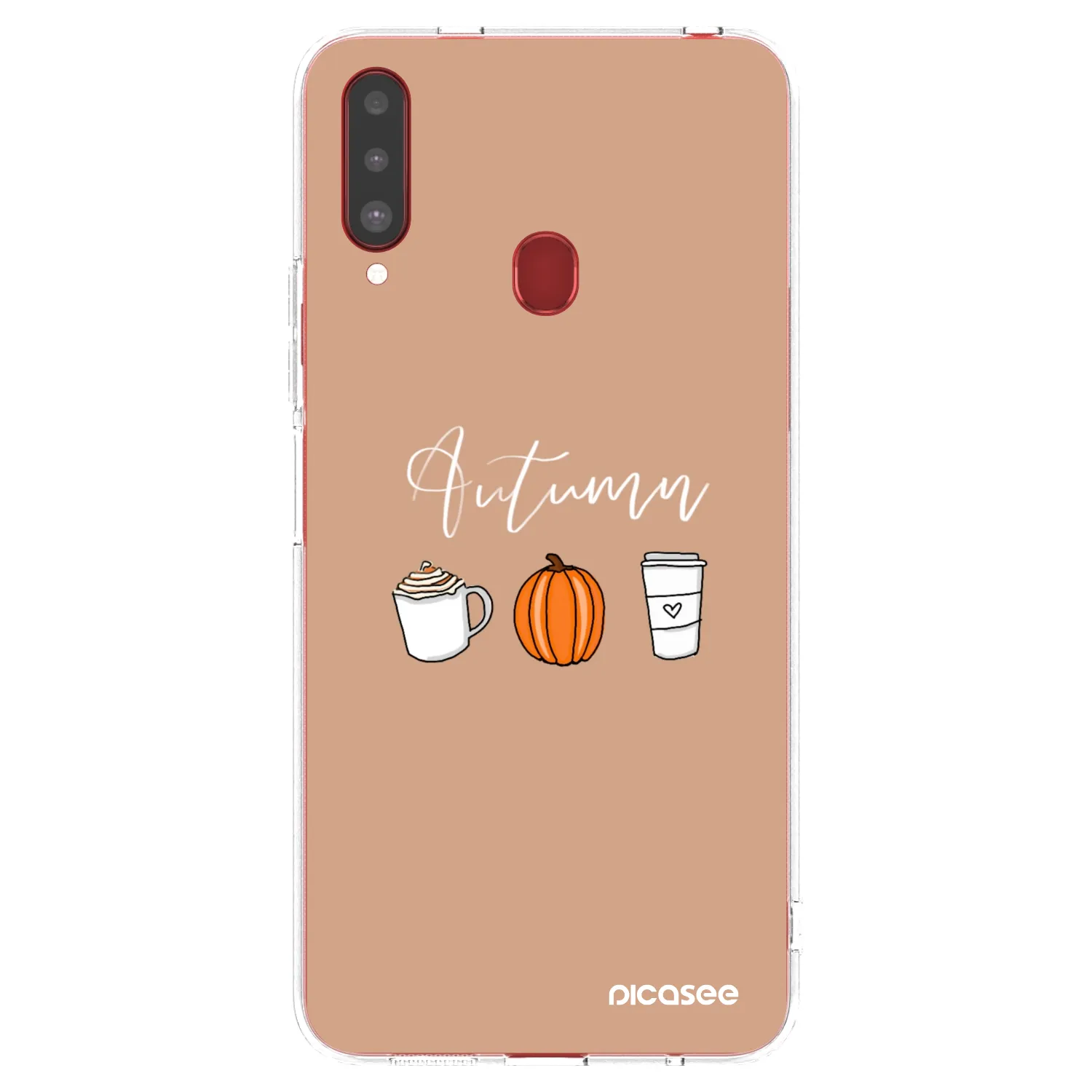 Picasee husă transparentă din silicon pentru Samsung Galaxy A20s - Autumn