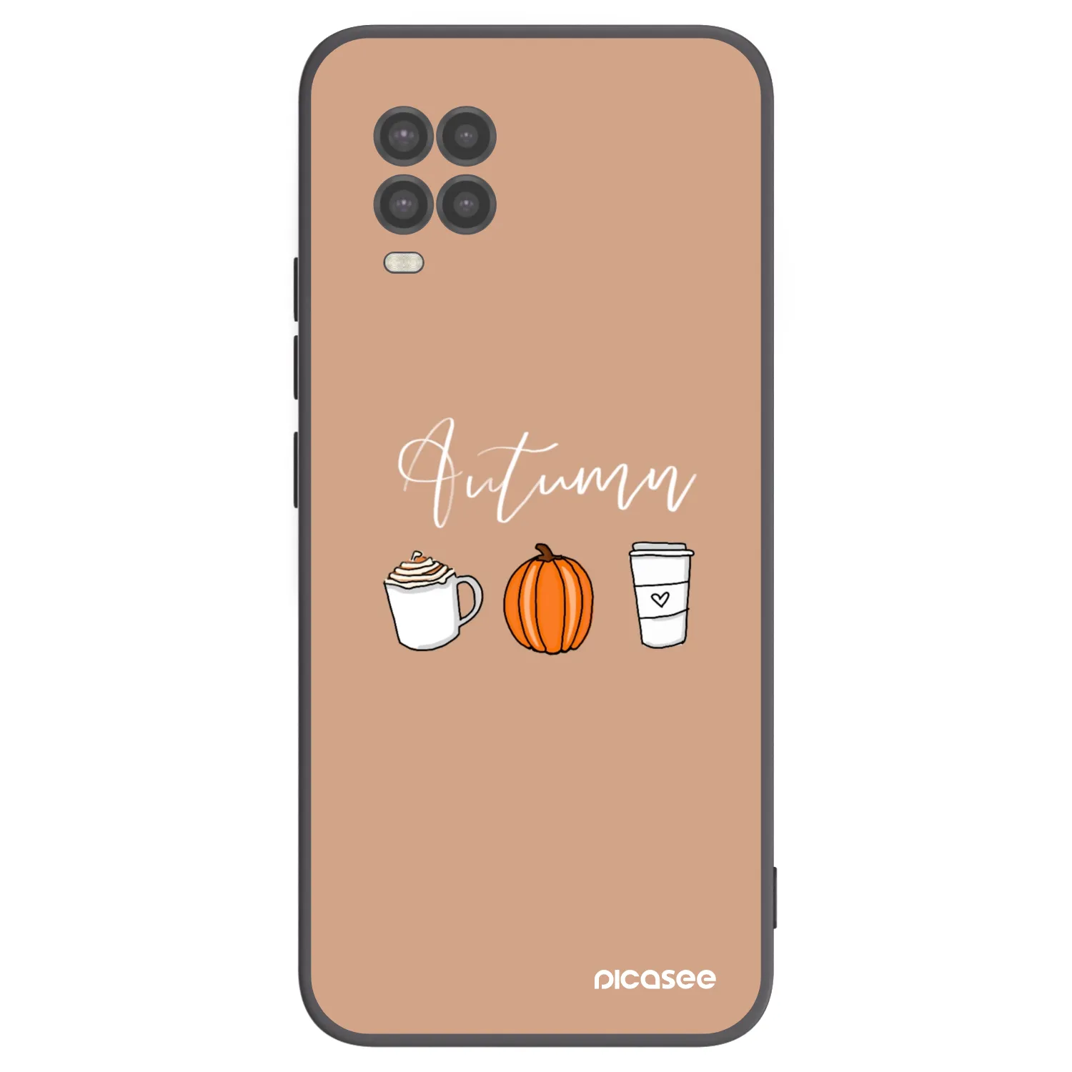 Picasee husă neagră din silicon pentru Xiaomi Mi 10 Lite - Autumn