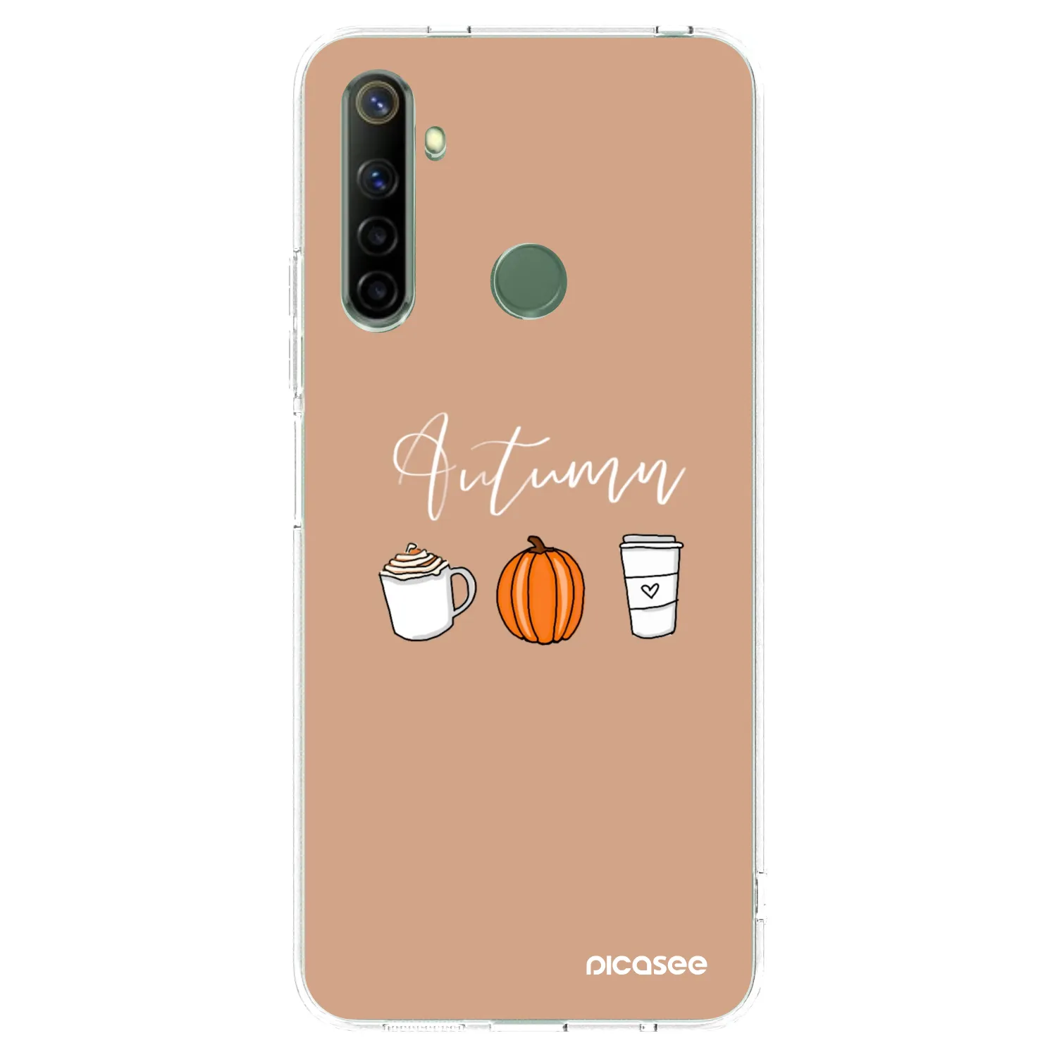 Picasee husă transparentă din silicon pentru Realme 6i - Autumn
