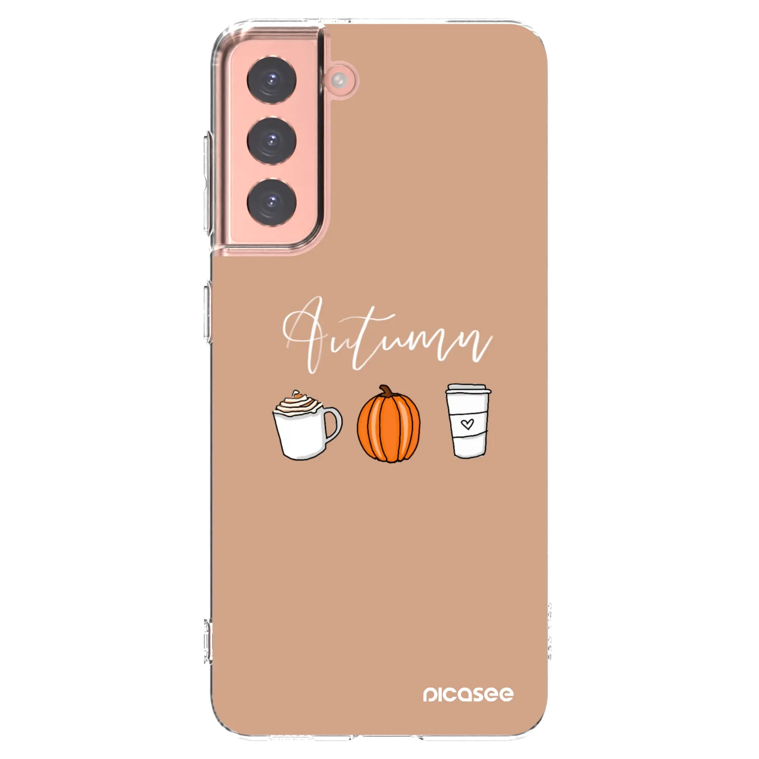 Picasee husă transparentă din silicon pentru Samsung Galaxy S21 5G G991B - Autumn