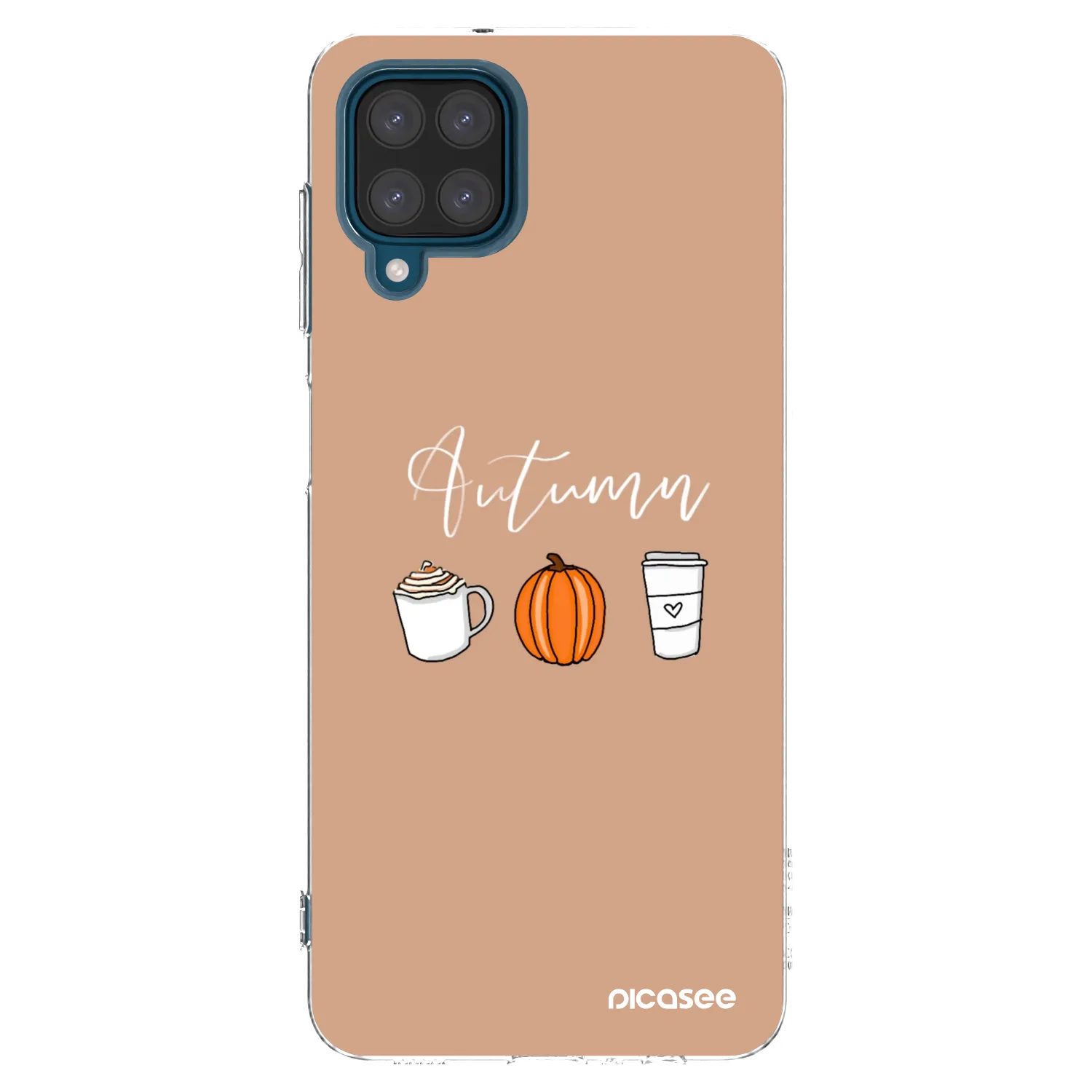 Picasee husă transparentă din silicon pentru Samsung Galaxy A12 A125F - Autumn